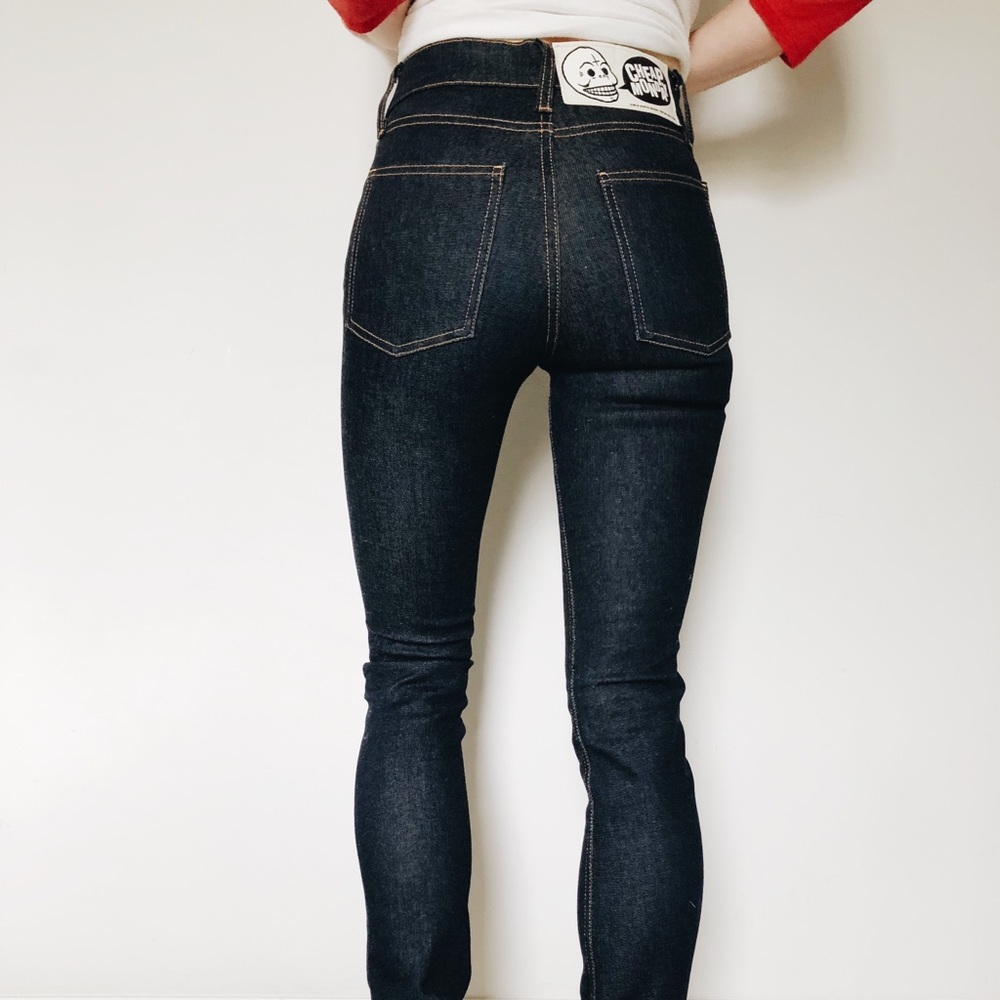 CHEAP MONDAY raw denim jeans